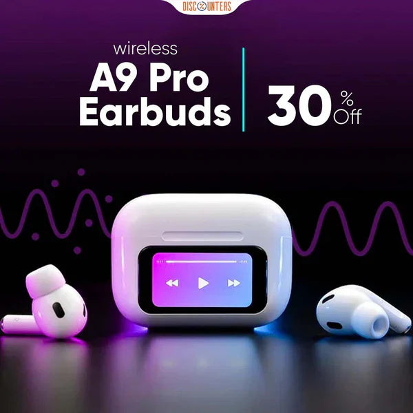 A9 Pro Airbuds With LED Display